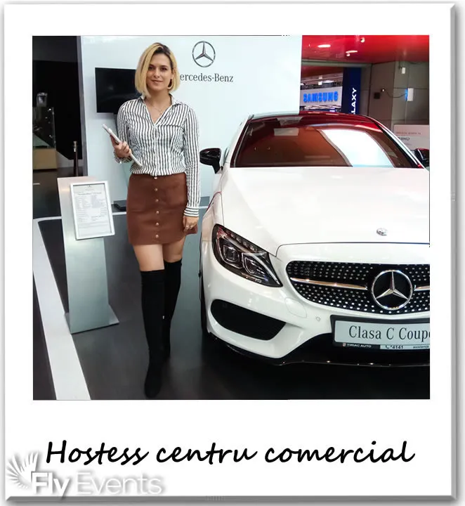 Hostess pentru evenimente Fly Events – portofoliu